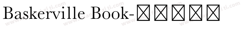 Baskerville Book字体转换